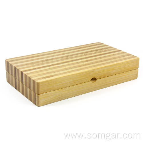 WT07W201 Backflip Magnetic Foldable Bamboo Rolling Tray